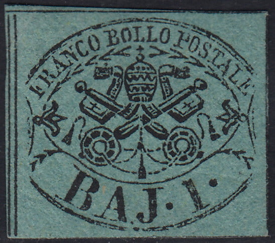 Lot 215 - Duchy of Parma, first issue c. 40 light blue used (5)