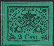 Lot 215 - Duchy of Parma, first issue c. 40 light blue used (5)