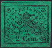 Lot 215 - Duchy of Parma, first issue c. 40 light blue used (5)
