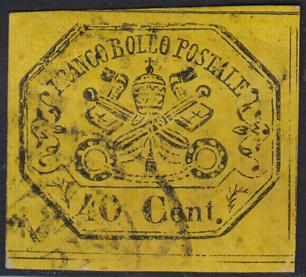Lot 215 - Duchy of Parma, first issue c. 40 light blue used (5)