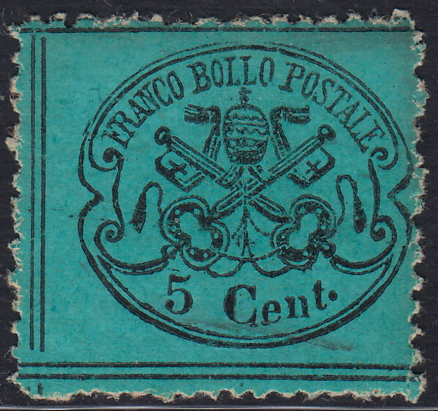 Lot 215 - Duchy of Parma, first issue c. 40 light blue used (5)