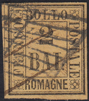 Lot 215 - Duchy of Parma, first issue c. 40 light blue used (5)