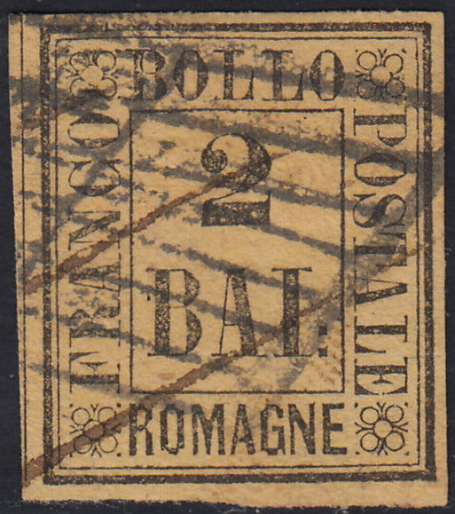 Lot 215 - Duchy of Parma, first issue c. 40 light blue used (5)