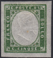 Lot 215 - Duchy of Parma, first issue c. 40 light blue used (5)