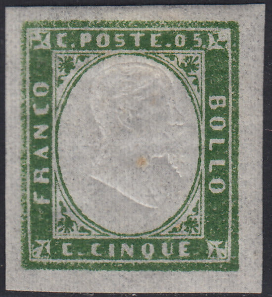 Lot 215 - Duchy of Parma, first issue c. 40 light blue used (5)