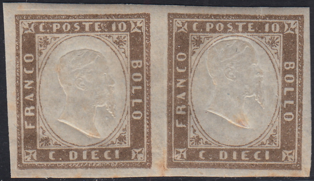 Lot 215 - Duchy of Parma, first issue c. 40 light blue used (5)