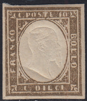 Lot 215 - Duchy of Parma, first issue c. 40 light blue used (5)