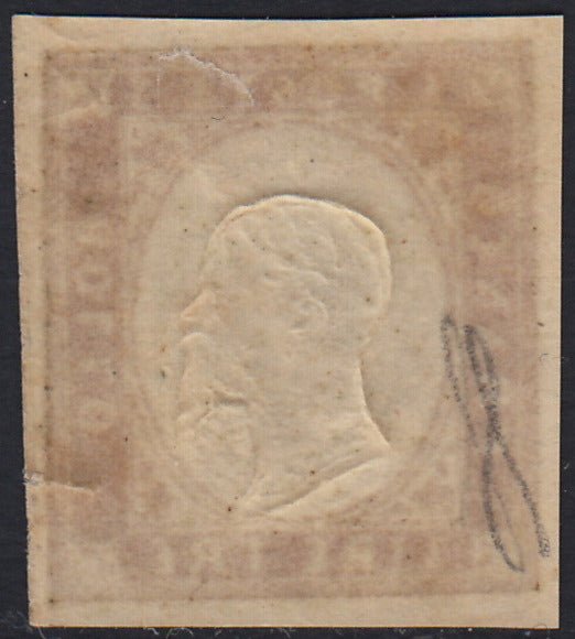 Lot 215 - Duchy of Parma, first issue c. 40 light blue used (5)