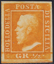 EB80 - 1861 - Embossed Cifra, c. 1 gray-black block of four, mint with original gum (19)