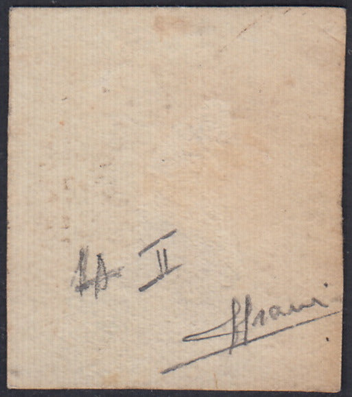 EB80 - 1861 - Embossed Cifra, c. 1 gray-black block of four, mint with original gum (19)