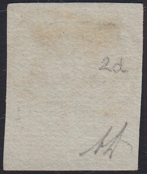 EB80 - 1861 - Embossed Cifra, c. 1 gray-black block of four, mint with original gum (19)