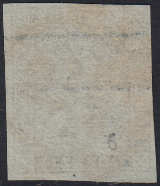 EB80 - 1861 - Embossed Cifra, c. 1 gray-black block of four, mint with original gum (19)