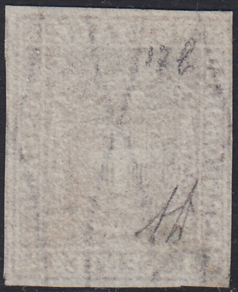 Lotto 373 - 1860 Governo Provvisorio di Toscana, c. 1 lilla usato (17a)