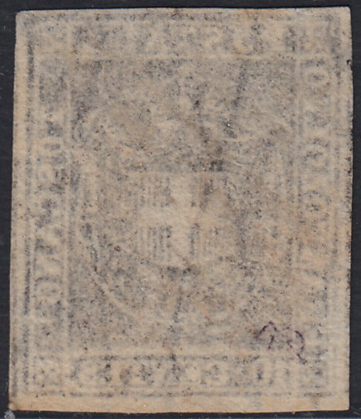 Lotto 376 - 1860 Governo Provvisorio di Toscana, c. 10 bruno nero usato (19a)