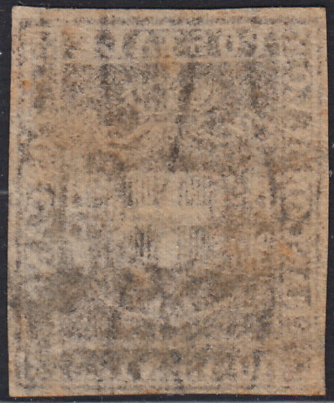 EB80 - 1861 - Embossed Cifra, c. 1 gray-black block of four, mint with original gum (19)