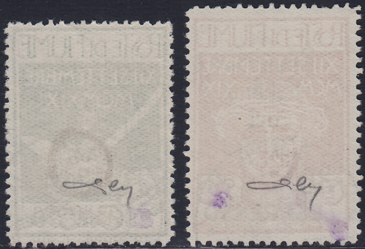 Lotto 393 - 1920 - Legionari soprastampati Reggenza Italiana del Carnaro, Espressi, serie dei due valori usati (E3, E4)