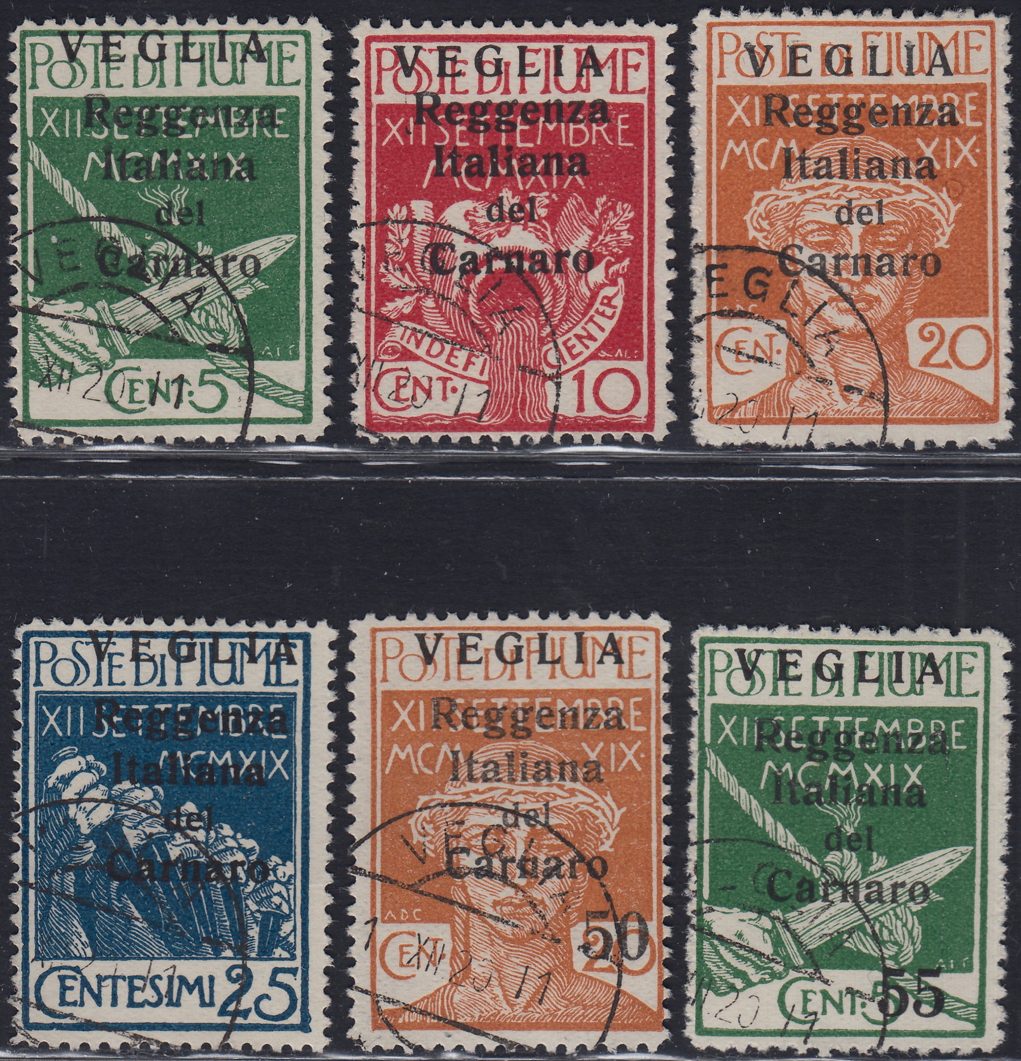 EB80 - 1861 - Embossed Cifra, c. 1 gray-black block of four, mint with original gum (19)