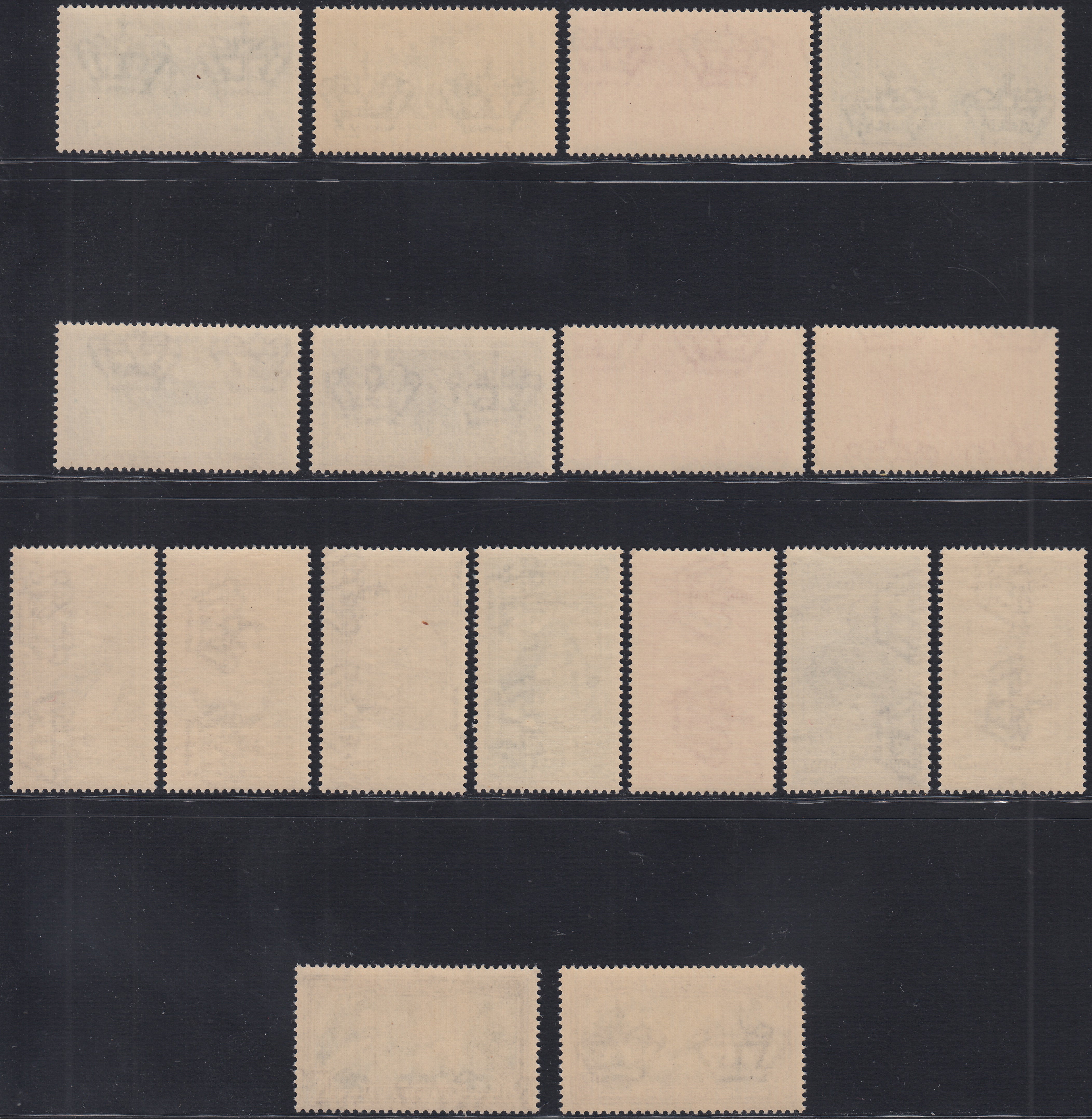 EB80 - 1861 - Embossed Cifra, c. 1 gray-black block of four, mint with original gum (19)
