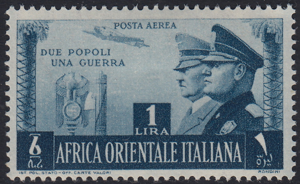 EB80 - 1861 - Embossed Cifra, c. 1 gray-black block of four, mint with original gum (19)