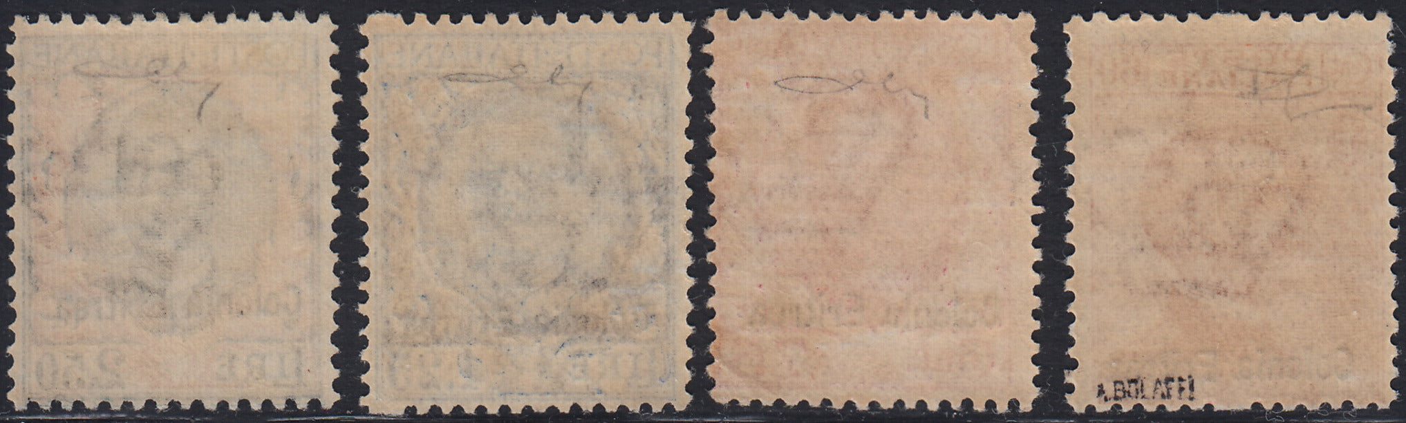 Lotto 424 - 1928/29 - Francobolli d'Italia soprastampati Colonia Eritrea, serie di quattro valori nuova gomma integra (124/127).