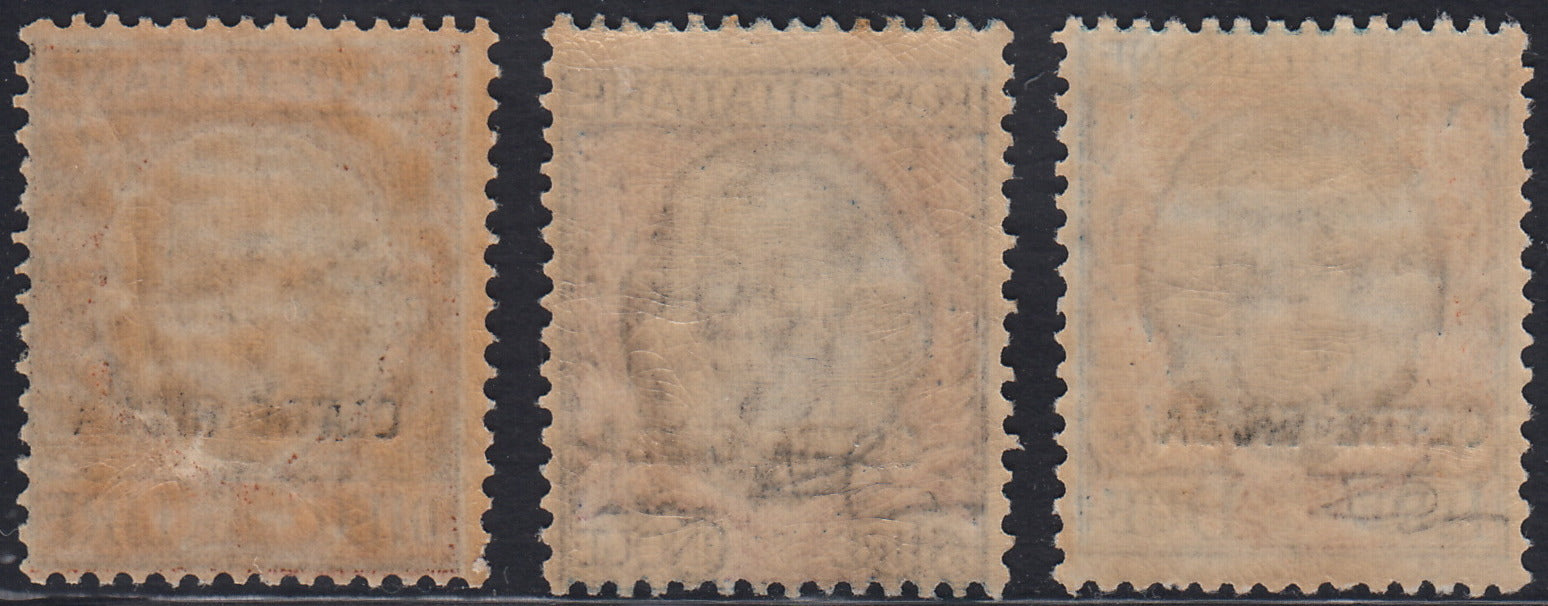 Lotto 426 - 1925 - Francobolli d'Italia soprastampati "Oltre Giuba", i tre alti valori nuovi con gomma integra (13/15)