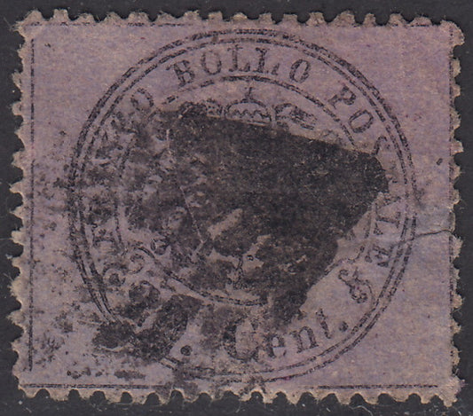 1868 - III issue c.20 gray lilac on matt paper from sheets of 120 copies, used (28c)