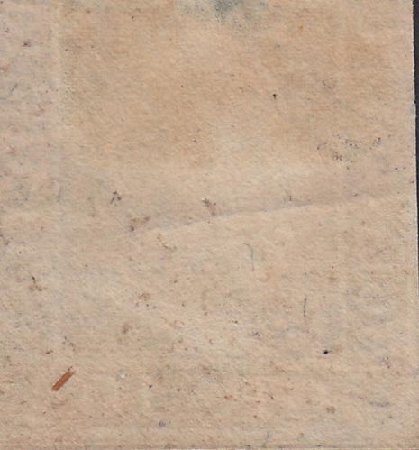 PV1509 - 1858 - Regno di Sicilia 10 grana azzurro cupo carta di Napoli usato (12).