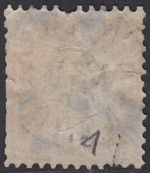 1862 - Effigy of Vittorio Emanuele II facing right, c. 80 dark orange yellow comb-pierced, used (4b)