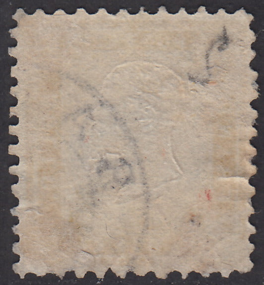 1862 - Effigy of Vittorio Emanuele II facing right, c. 80 dark orange yellow comb-pierced, used (4b)