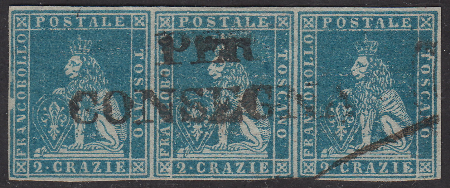 1859 - 1 brown olive grain II table paper of Naples new with original gum (4b) 