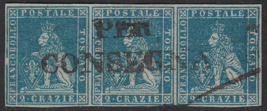 1859 - 1 brown olive grain II table paper of Naples new with original gum (4b) 