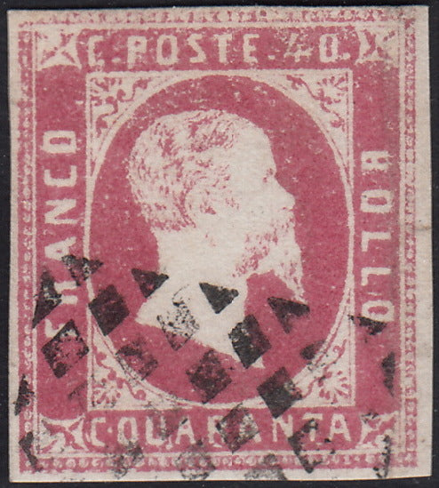 PV60_145 - 1851 - I emissione c. 40 rosa usato (3)