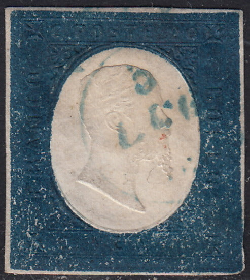 IV. Ausgabe c. 10 dunkel schokoladenbraun Tafel I gebrauchtes Paar (14Ce)