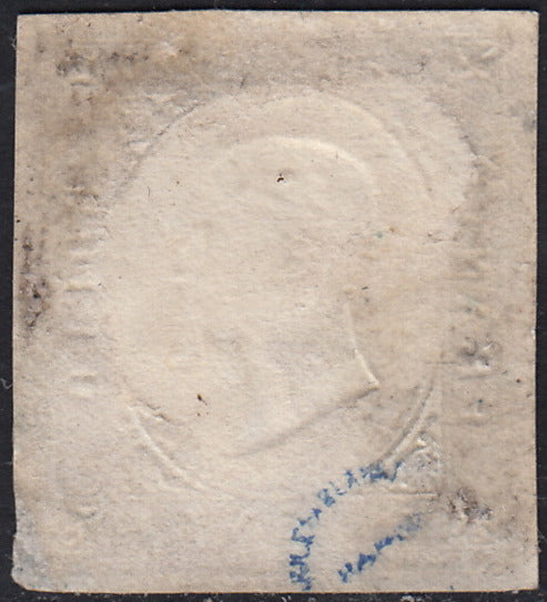 IV. Ausgabe c. 10 dunkel schokoladenbraun Tafel I gebrauchtes Paar (14Ce)