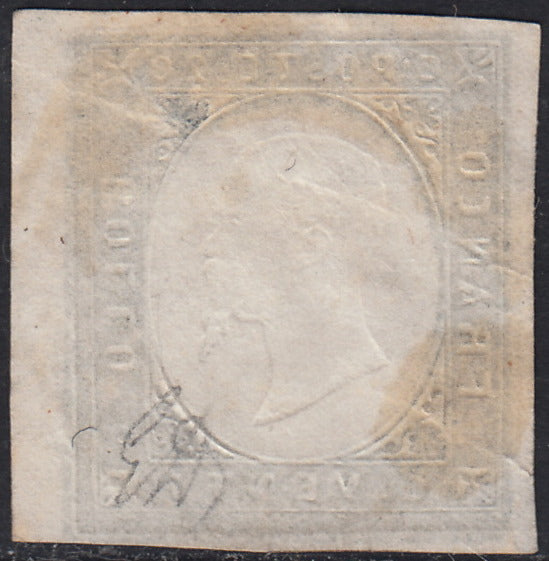 IV. Ausgabe c. 10 dunkel schokoladenbraun Tafel I gebrauchtes Paar (14Ce)