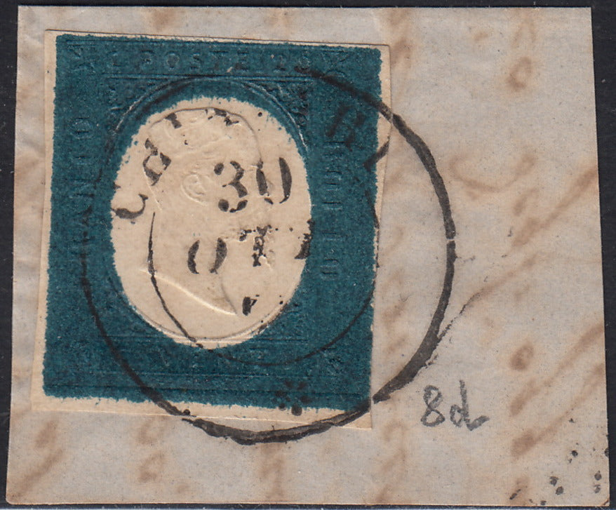 IV. Ausgabe c. 10 dunkel schokoladenbraun Tafel I gebrauchtes Paar (14Ce)