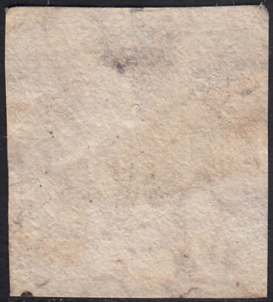 1858 - Kingdom of Naples 20 grana brownish pink I table used with original cancellation (12)