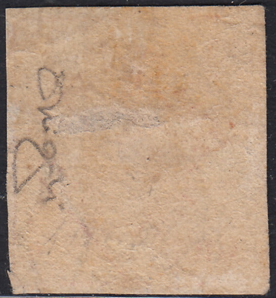 1858 - Kingdom of Naples 20 grana brownish pink I table used with original cancellation (12)