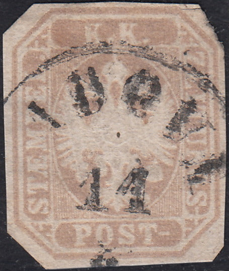 I issue, c. 5 ocher yellow with reversed counterprint, used (13)