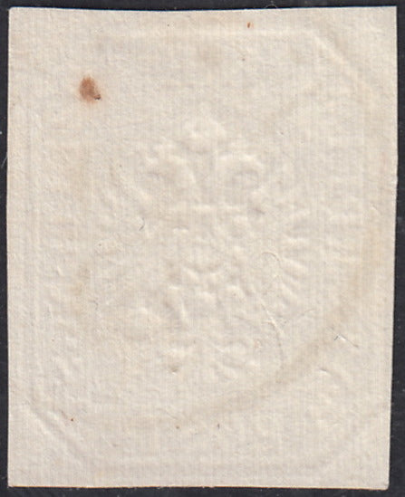 I issue, c. 5 ocher yellow with reversed counterprint, used (13)