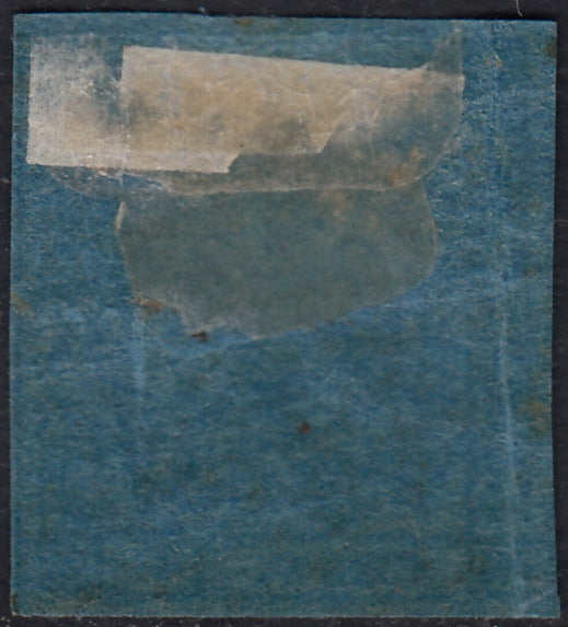 PV60_459 - 1852 - Aquila estense, emissione con punto dopo la cifra, c. 40 azzurro scuro nuovo con gomma (10)