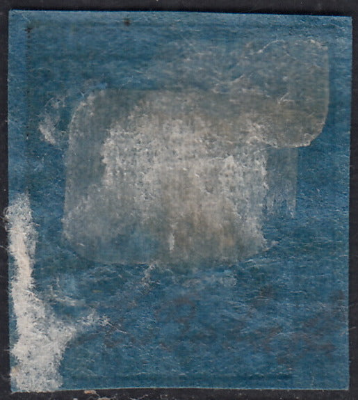 PV60_461 - 1852 - Aquila estense, emissione con punto dopo la cifra, c. 40 azzurro scuro nuovo con gomma (10)