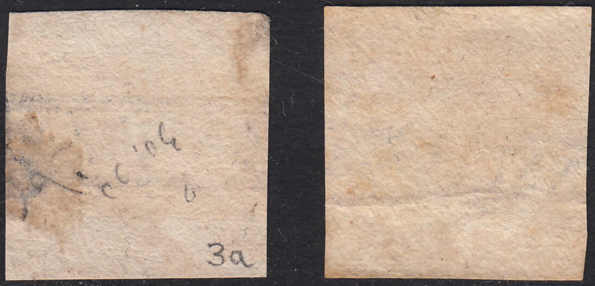 1858 - Kingdom of Naples 20 grana brownish pink I table used with original cancellation (12)