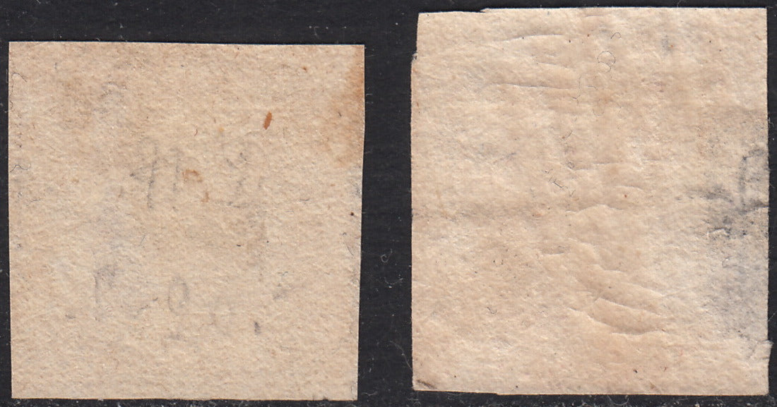 1858 - Kingdom of Naples 20 grana brownish pink I table used with original cancellation (12)