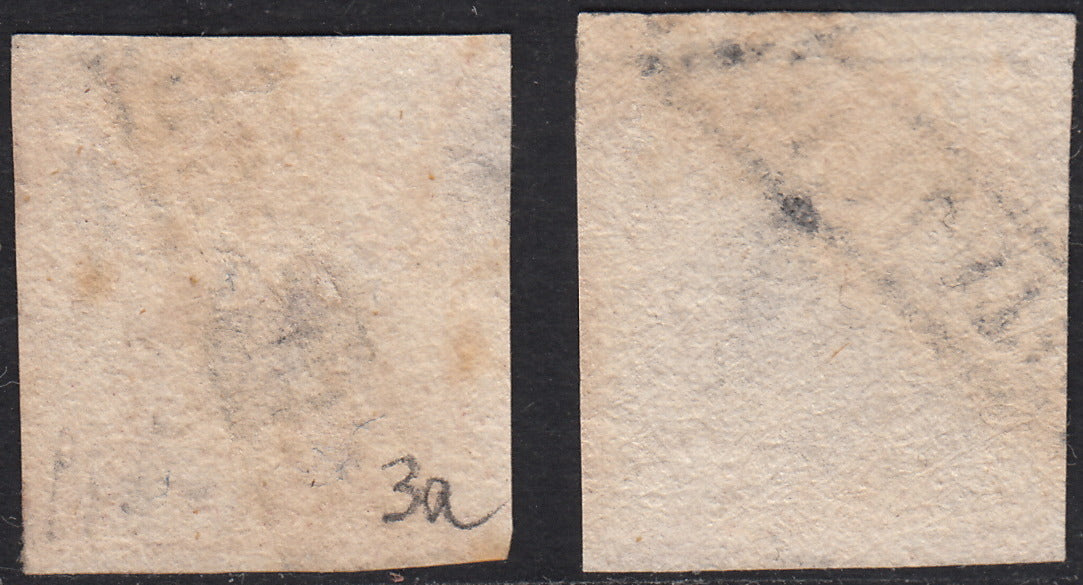 1858 - Kingdom of Naples 20 grana brownish pink I table used with original cancellation (12)