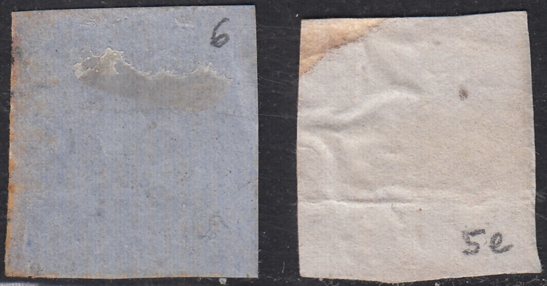 1858 - Kingdom of Naples 20 grana brownish pink I table used with original cancellation (12)