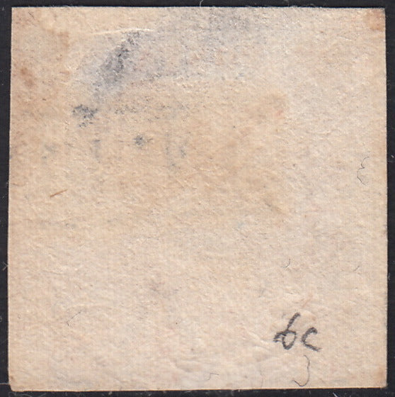 1858 - Kingdom of Naples 20 grana brownish pink I table used with original cancellation (12)