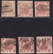 PV803 - 1858 - Mesa usada de 20 granos rosa carmín claro II, (13a).