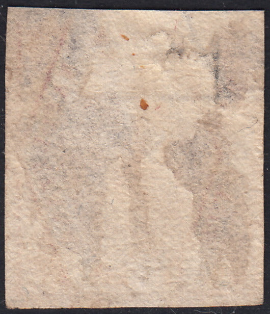 1858 - Kingdom of Naples 20 grana brownish pink I table used with original cancellation (12)