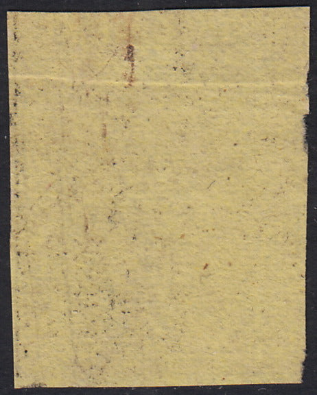 BO22-59 - 1859 - Efigie de Fernando II de Borbón, 1 grano verde oliva grisáceo claro II mesa papel Palermo nuevo con goma original, poco común y de hermosa calidad. (4, posición 28/100). 